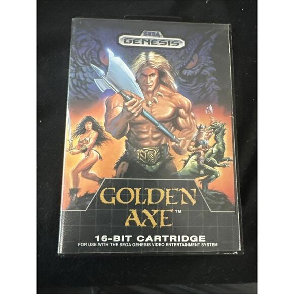 Golden Axe (Sega Genesis, 1989) Complete CIB - Picture 1 of 4